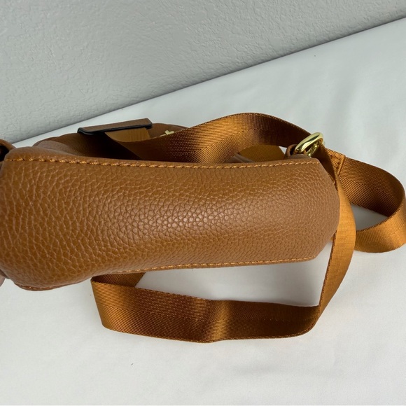 NWOT Genuine Leather RFID Blocking Small Sling Bag Women Crossbody Brown - Picture 13 of 15